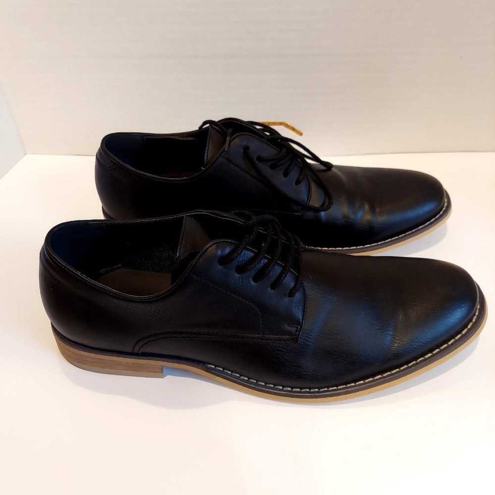 JF J. Ferrar Swartz men's Black Oxford Dress Shoes Size 13 - Picture 11 of 14